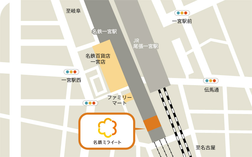 周辺イラストマップ